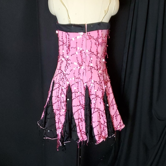 Sparkly Pink Costume/Dance dress S/M - Picture 8 of 12